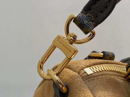 LV Express Travel Bag Hazelnut Brown Cowhide Frabic