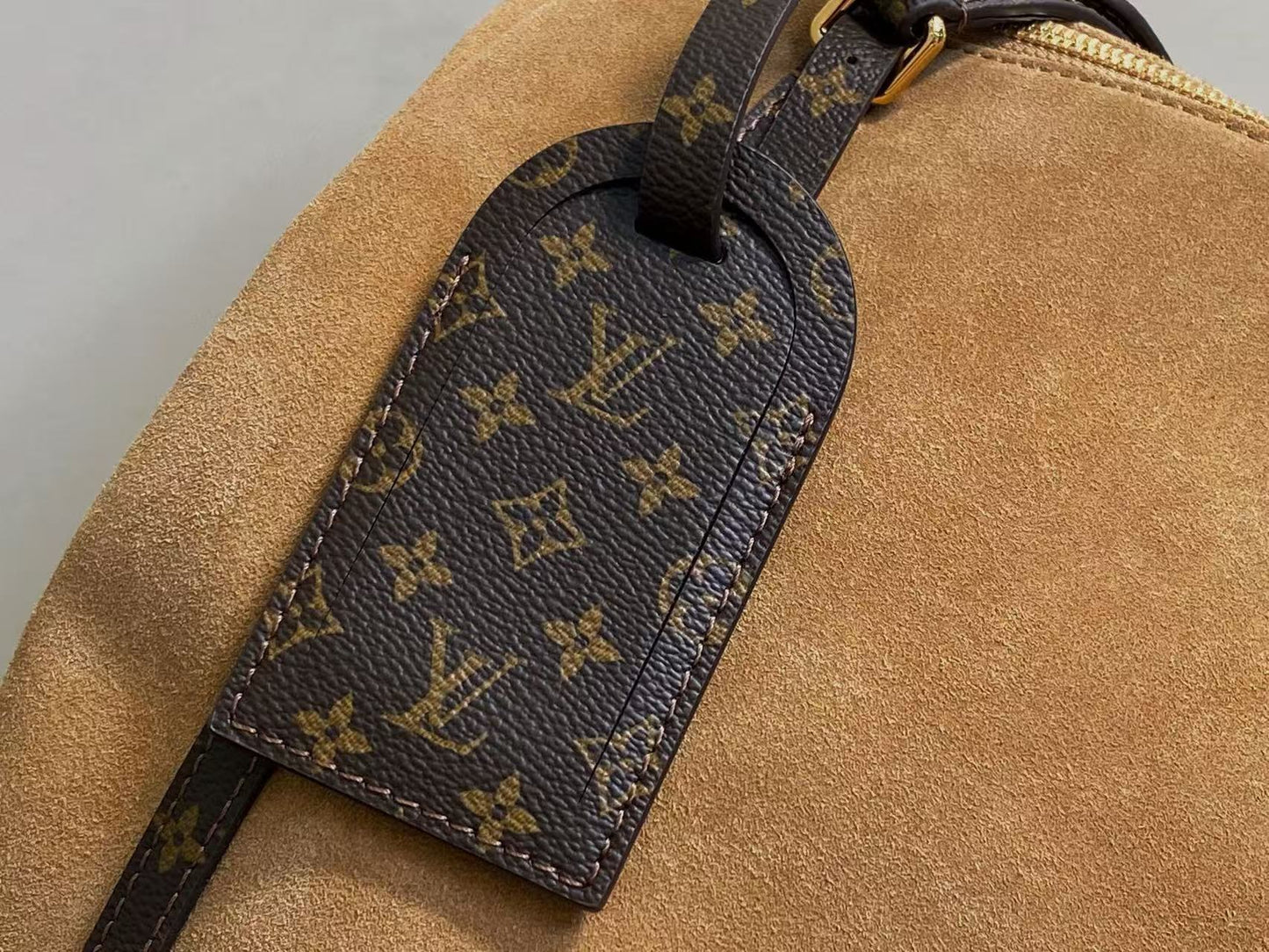 LV Express Travel Bag Hazelnut Brown Cowhide Frabic