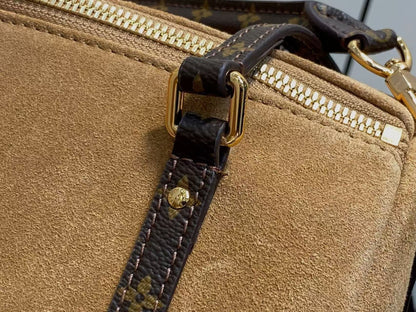 LV Express Travel Bag Hazelnut Brown Cowhide Frabic
