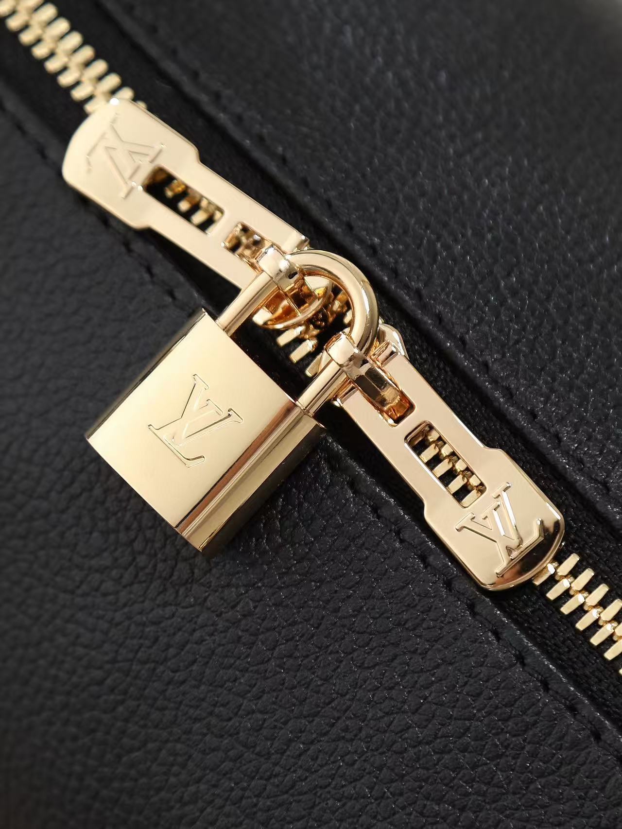 LV Express Bag 26cm Black Mix Brown Calfskin
