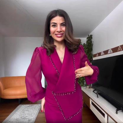 Élise Tassel Skirt Set