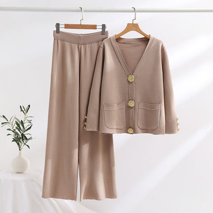 ModenGlanz -Knitted Cardigan Suit