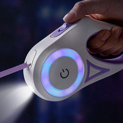 LUMIA - Laisse rétractable avec éclairage LED tactile