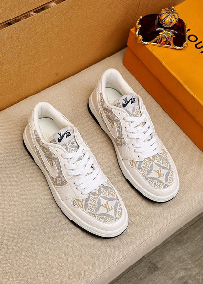 AIR FORCE LV MONOGRAM SNEAKER WHITE GREY