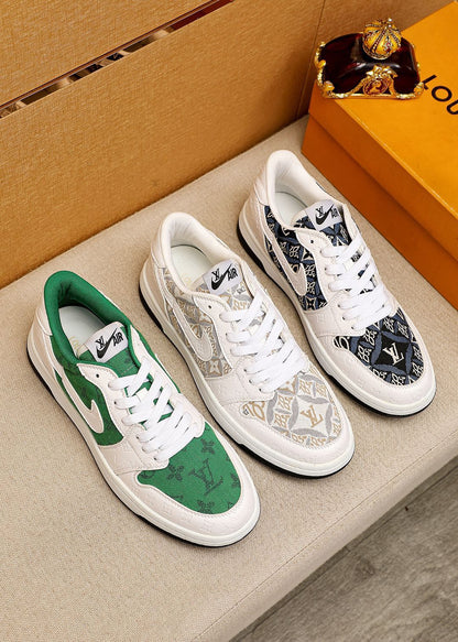 AIR FORCE LV MONOGRAM SNEAKER WHITE GREY