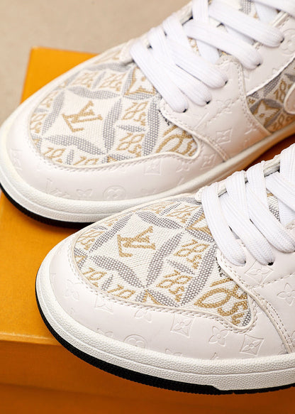 AIR FORCE LV MONOGRAM SNEAKER WHITE GREY