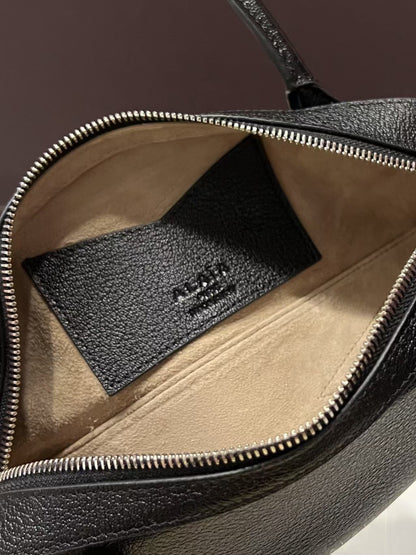 ALAIA 27 Le Teckel Medium Bag Black Lambskin
