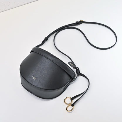 ALAIA 2025 Hip Bag Black Goatskin