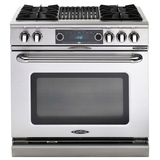 Capital Cooking COB362B2 36" Dual Fuel Connoisseurian Range