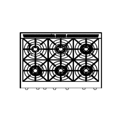 Capital Cooking MCOR366 36" All Gas Culinarian Range