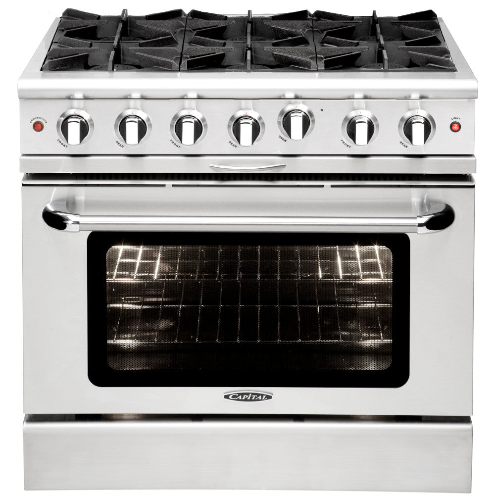 Capital Cooking MCOR366 36" All Gas Culinarian Range