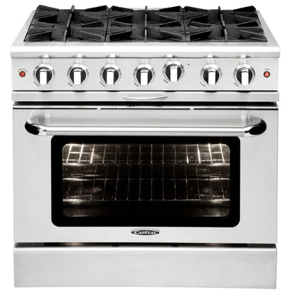 Capital Cooking MCOR366 36" All Gas Culinarian Range