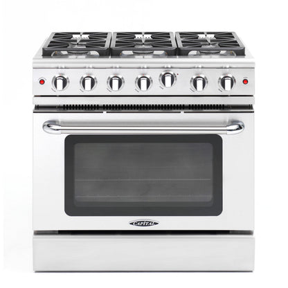 Capital Cooking MCR366 36" All Gas Precision Range