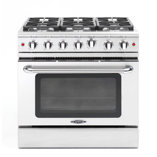 Capital Cooking MCR366 36" All Gas Precision Range