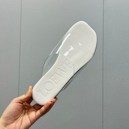 Loewe 25 Transparent Slide PVC Sheepskin 211983