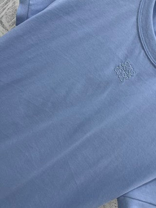 Loewe 25 Hollow Lace Short Sleeves t-shir Cotton