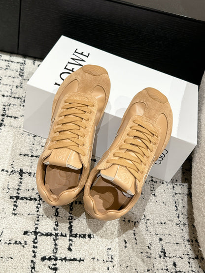 Loewe 25 Ballet Runner 2.0 Sneaker Beige Suede