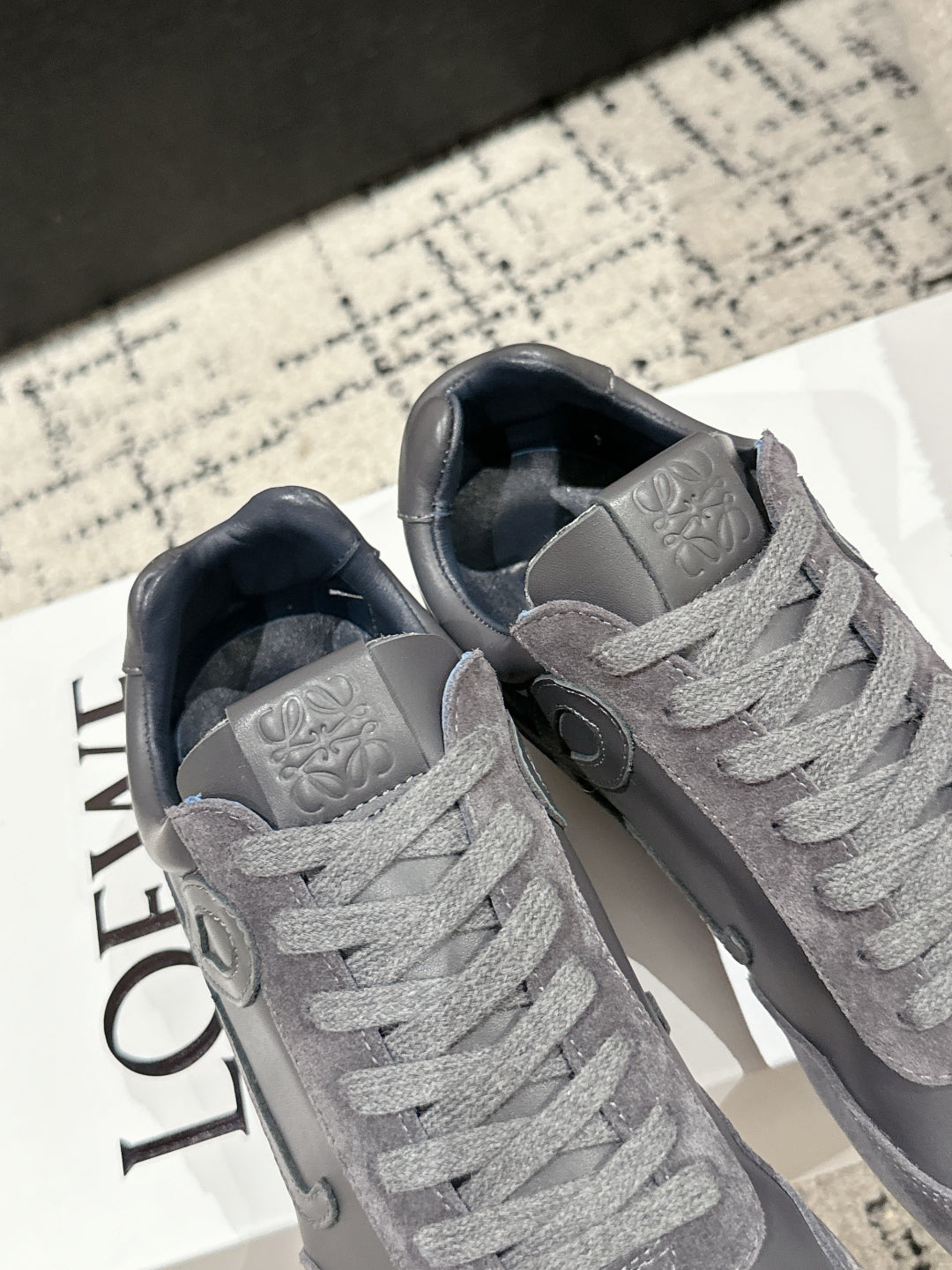 Loewe 25 Ballet Runner 2.0 Sneaker Grey Suede