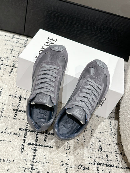Loewe 25 Ballet Runner 2.0 Sneaker Grey Suede