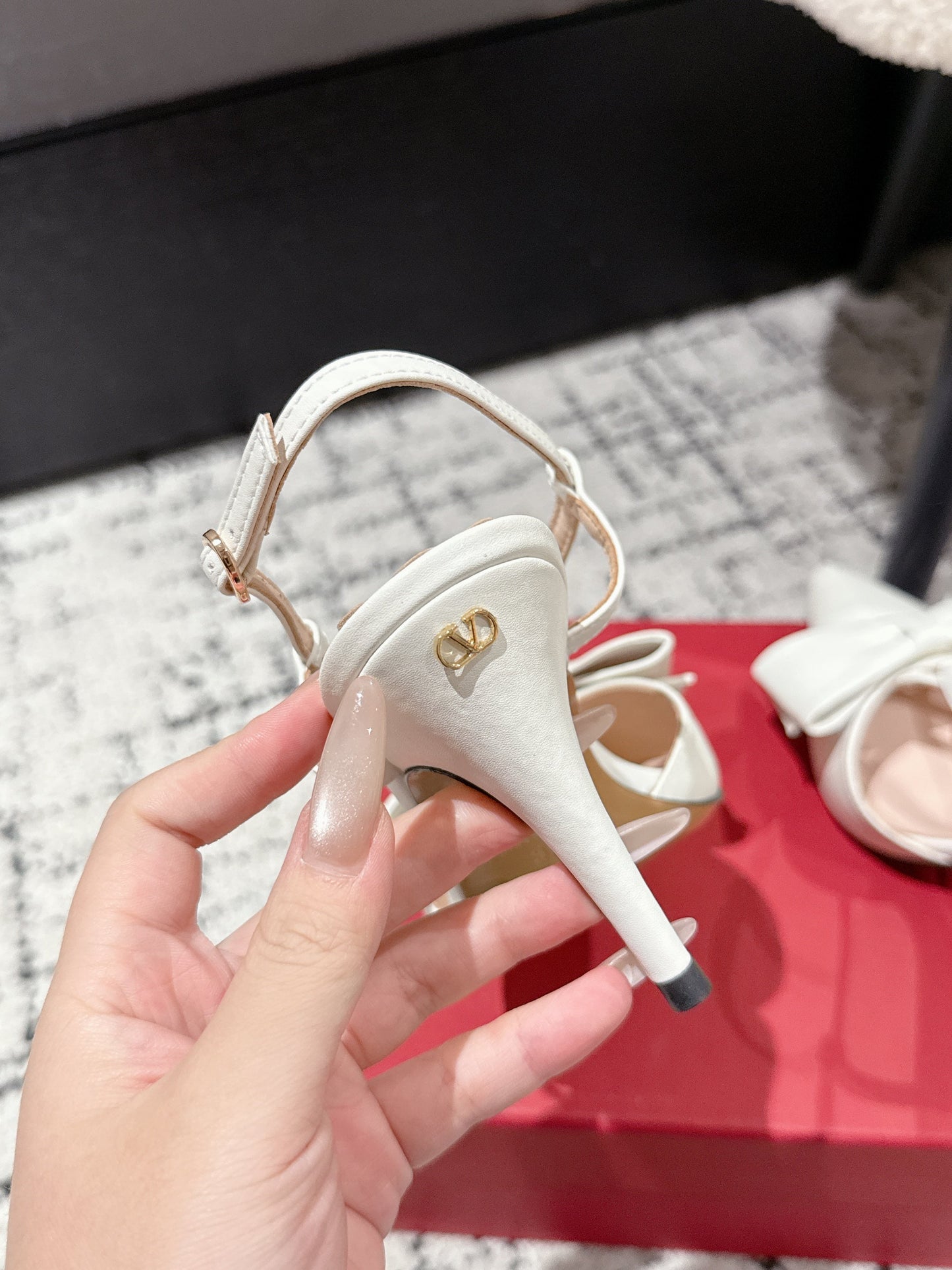 VT 25 Bowow Slingback White Sheepskin 327738