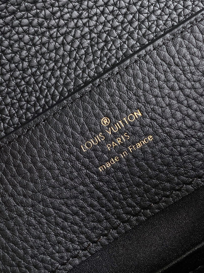 LV Capucines Bag Black Taurillon Cowhide Leather 252598