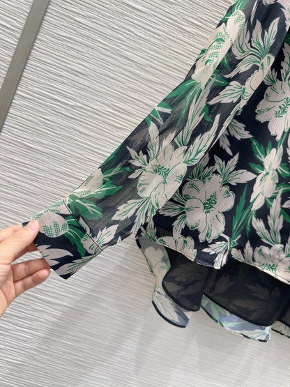 Loewe 2025 Floral Shirt Polyester Fiber