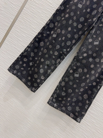 CC 25 Jeans Black Cotton