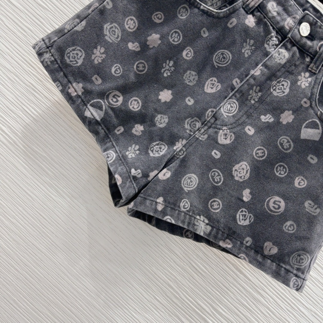 CC 25 Short  Black Cotton