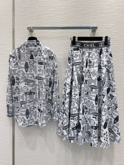CC 25 Shirt and Long Skirt Polyester Fiber