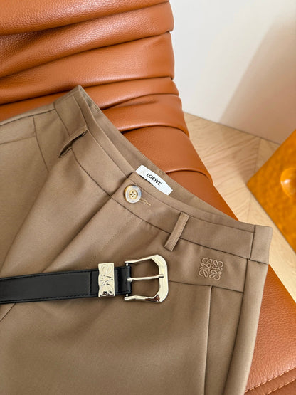 Loewe Short With Belt Polyester Fiber