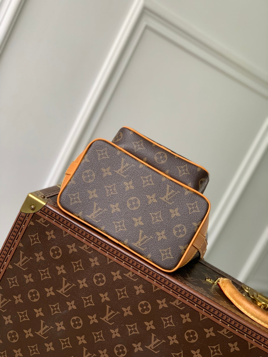 LV Noe Cargo 24cm Brown  Monogram Canvas 330769