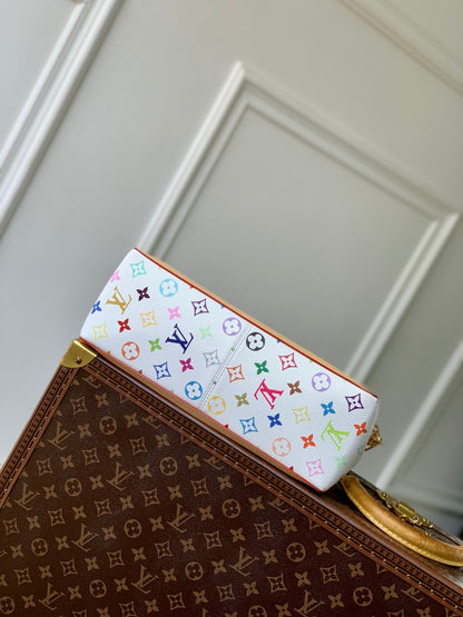LV Dauphine Soft White Multicolore Monogram Canvas 330771