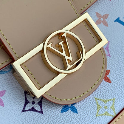 LV Dauphine Soft White Multicolore Monogram Canvas 330771