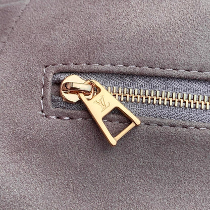 Anytime 42cm Tote Bag Light Pink Gold Empreinte leather 251561