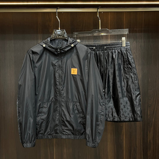 LV SET JACKET AND PANTS BLACK 239591
