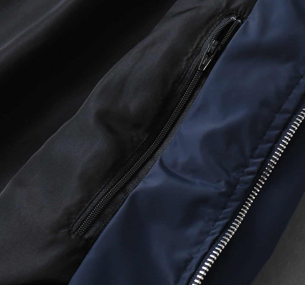 LV NAVY BLUE MONOGRAM HOODED JACKET 238985
