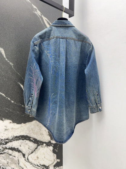 CC 25 Diamond Denim Set Blue Cotton