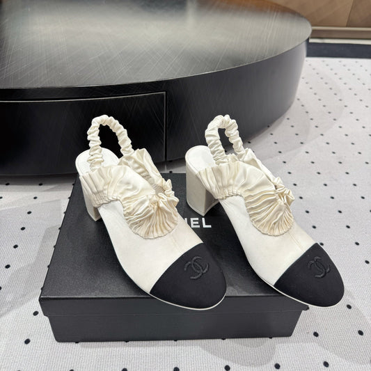 CC 25 Slingback White Silk 306332
