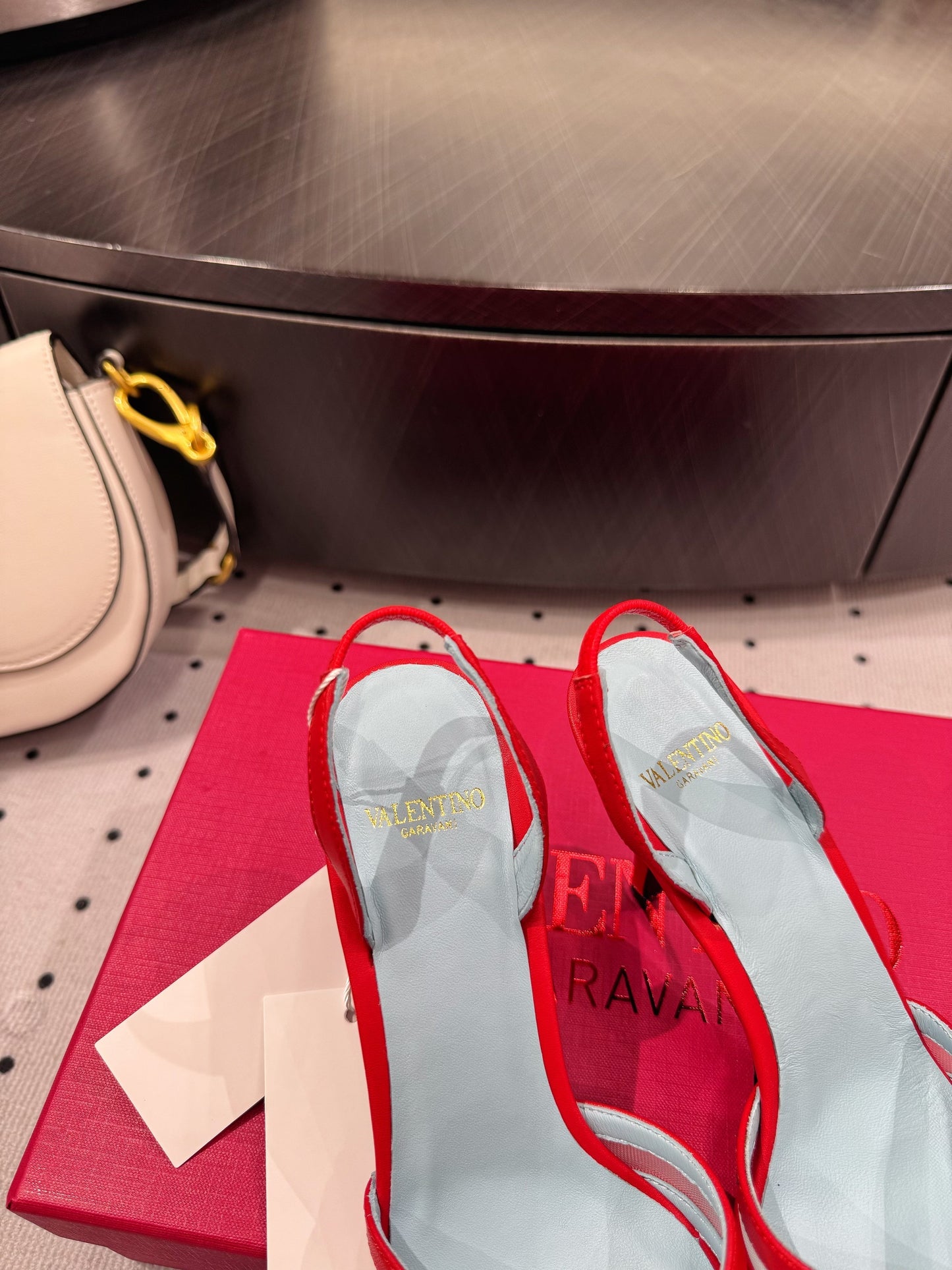 VT 25 Mesh Slingback Red Sheepskin 321568