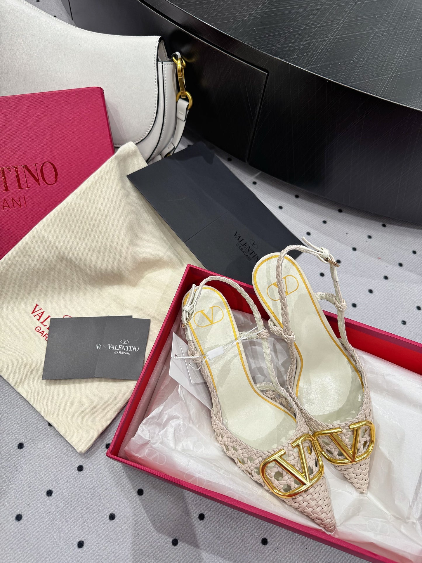 VT 25 Weaving Slingback Beige Sheepskin 326697