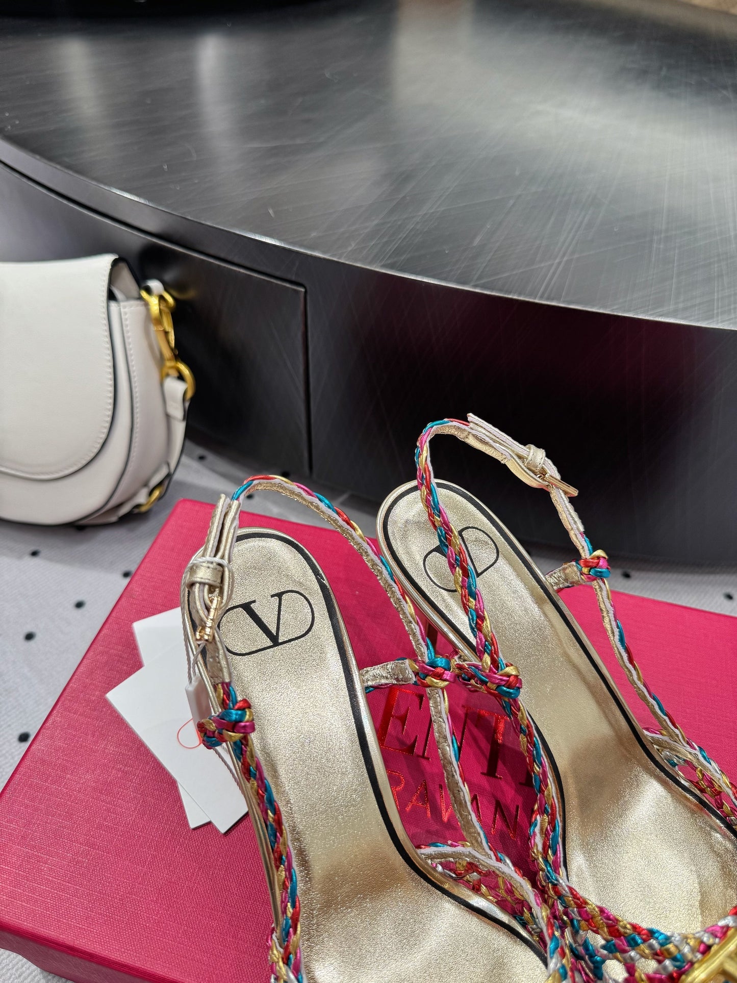 VT 25 Weaving Slingback Mutilcolor Sheepskin 326700
