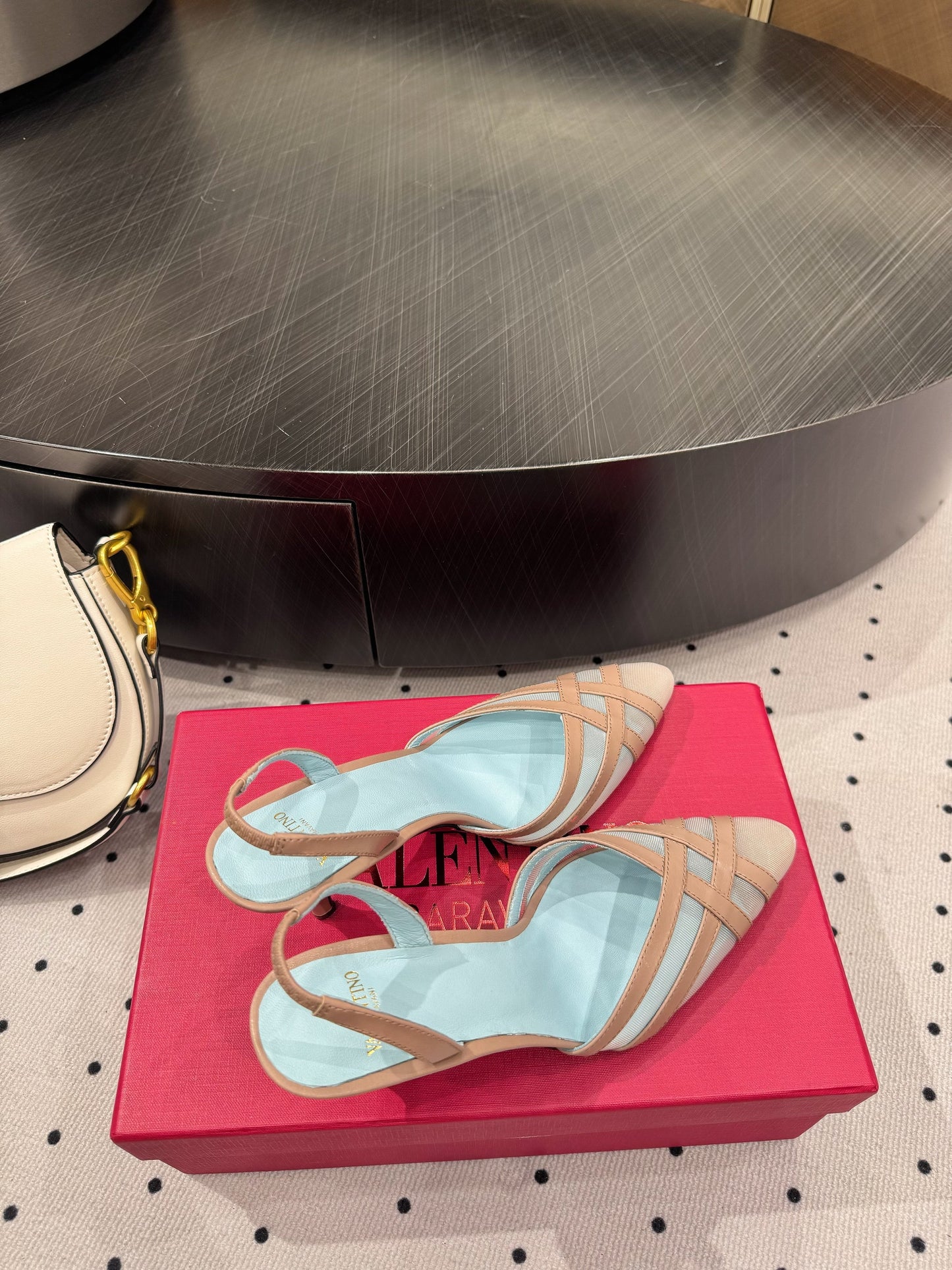 VT 25 Mesh Slingback Pink Sheepskin 327590