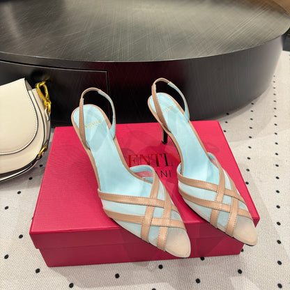 VT 25 Mesh Slingback Pink Sheepskin 327590