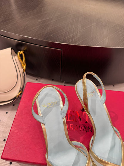 VT 25 Mesh Slingback Gold Sheepskin 327591