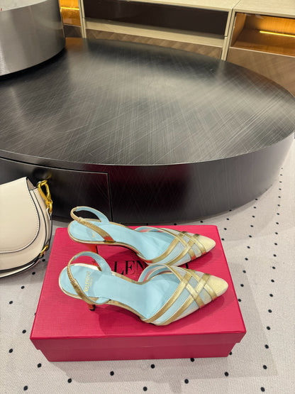 VT 25 Mesh Slingback Gold Sheepskin 327591