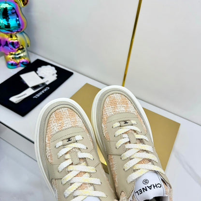 CC 25 Platform Sneaker Orange Nude Cowhide 312951