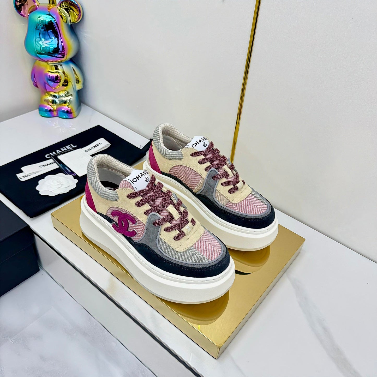 CC 25 Platform Sneaker Mutilcolor Cowhide 312958