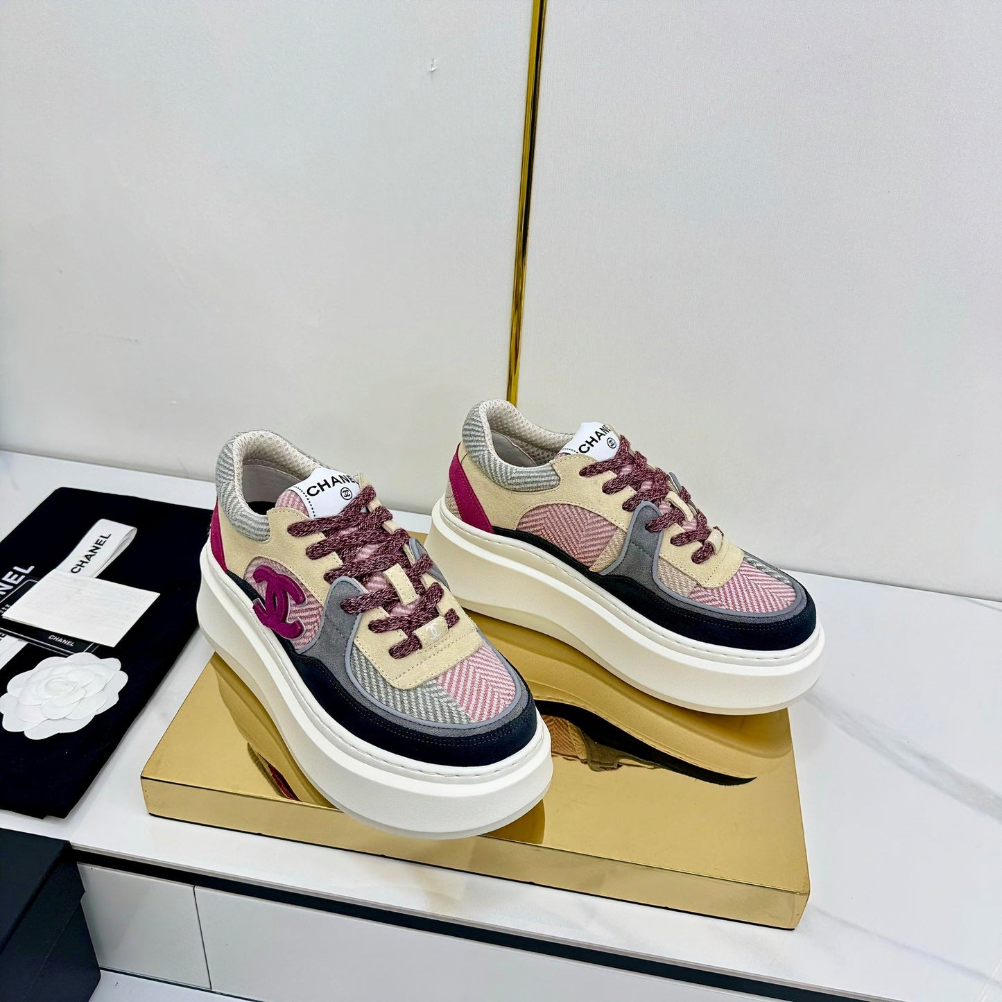 CC 25 Platform Sneaker Mutilcolor Cowhide 312958