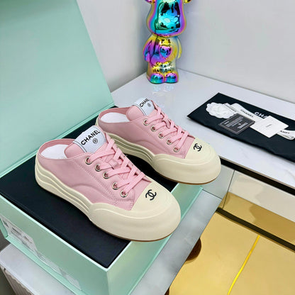 CC 25 Mules Sneaker Pink Calfskin 331189