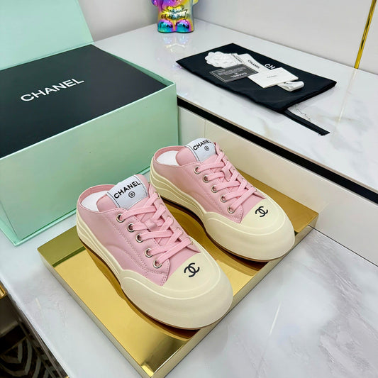 CC 25 Mules Sneaker Pink Calfskin 331189
